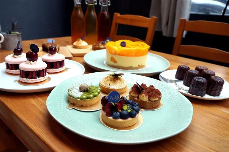 Aluvbe Cakery 艾樂比 芒果玫瑰慕斯蛋糕 美型還有迷你版 法式小塔可愛~ 忠孝新生甜點/巷弄甜點