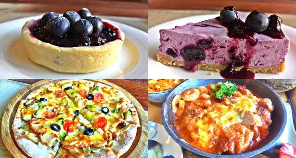 中壢│爾洛馬AROMA☞復古紅磚牆餐廳裡的精緻義式餐點/香烤雞腿軟嫩多汁/乾燥花裝飾好好拍/義大利麵.燉飯.披薩.簡餐.甜點/素食義式餐點/近龍岡圖書館