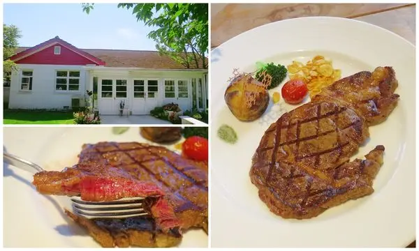 【台北陽明山餐廳】白房子Yang Ming Cafe，沙朗牛排/約會餐廳/牛排餐廳。