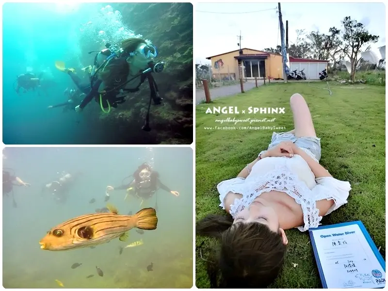 「墾丁」我拿到PADI潛水執照了 ❤ 藍洞潛水Blue Hole Dive Center