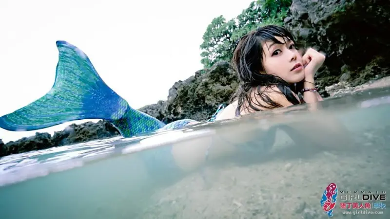 「墾丁」我是一隻大魚無誤 ❤ 墾丁美人魚學校｜Girldive美人魚課程｜水中寫真 (下)