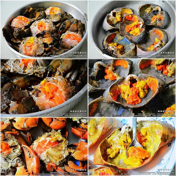 【高雄】三民區。中樺水產行《超級爆蛋蛋的紅蟳！》        
      