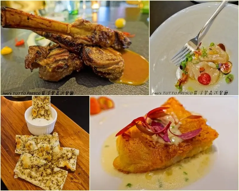 【台北中正/流星雨食】TUTTO Fresco 翡冷翠義式餐廳 捷運台北車站美食 - 率性創意結合精緻美麗，難得的平衡感及高完成度異國料理(邀約)