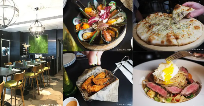 TUTTO Fresco翡冷翠義式餐廳｜二訪低奢用餐空間，推薦八吋薄皮披薩、墨魚義大利麵｜平價外帶下午茶、小點心｜台北車站美食．聚餐推薦