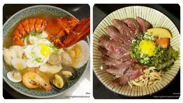 善導寺站。日式。「新宿食事處」-超浮誇龍蝦烏龍麵！高CP值日出牛排丼！