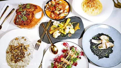 【國父紀念館美食】影像拉花咖啡約會、閨密拍照好景點；美食氣氛兼具的VA VA VOOM時尚派對