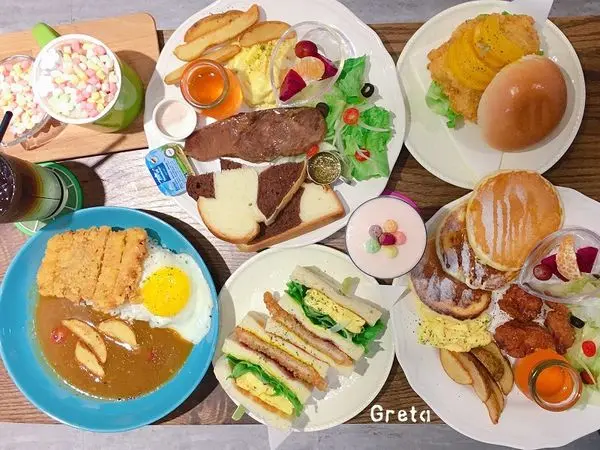  【食記∥新莊】糧好生活早午餐 捷運新莊站＿新莊也有少女心大爆發的彩虹雲朵可可＿女生愛不釋手的清新乾燥花日韓早午餐