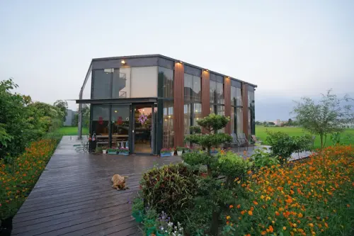 [食記] 新竹竹北。香草微風。在田間玻璃屋享受義大利料理!
