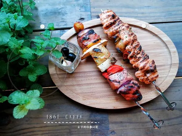 1861 Caffe，隱身於巷弄中有韻調的老宅，享受午後生活況味|南京復興站|義式料理|遼寧街下午茶|彩虹蛋糕▲女子的休假計劃▼