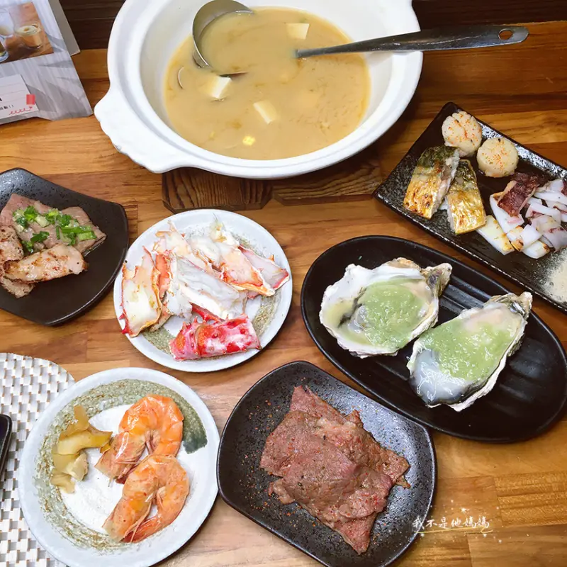 帝一 帝王蟹海鮮/黑毛牛/伊比利豬 頂級燒烤吃到飽  捷運西湖站 高級日式料理  生魚片 帝王蟹便當  炭烤便當外送