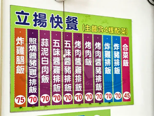 【東海大學人氣便當推薦】立揚快餐價位，菜單大公開！份量十足深得我心ㄟ便當！台中市龍井區美食小吃旅遊景點推薦！