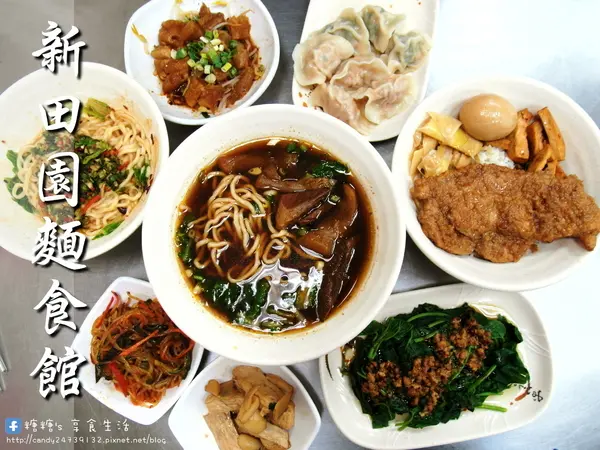 〖台中│美食〗新田園麵食館 ❤ 南屯小吃推薦~獨特怪麵讓你一次品嘗酸、甜、麻、辣、鹹多層次風味!!推薦綜合水餃，還有物超所值的肉排飯，糖糖都好推!!