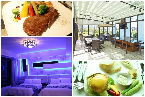 『宜蘭員山民宿』浪漫玻璃屋中的頂級私廚料理~蘭庭民宿 ||KTV設備x宜蘭包棟民宿x獨棟雙庭院x一泊二食x設有電梯!