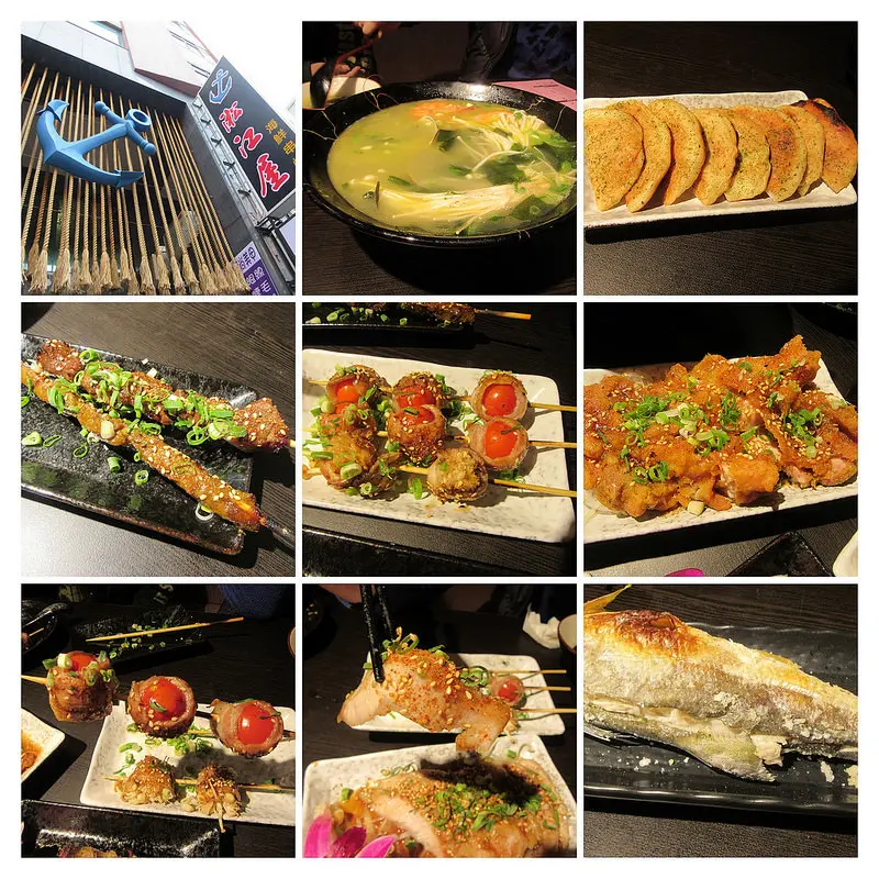【新竹美食】新竹城隍廟北門街上，松江屋海鮮串燒居酒屋，海鮮多是基隆海港現場採購，新鮮好好味，份量足，老闆簡直是佛心來著