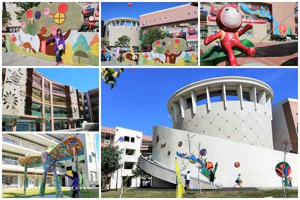 【台中太平景點】新光國小~雙滑道溜滑梯 動物童話森林 貓頭鷹主題        
      