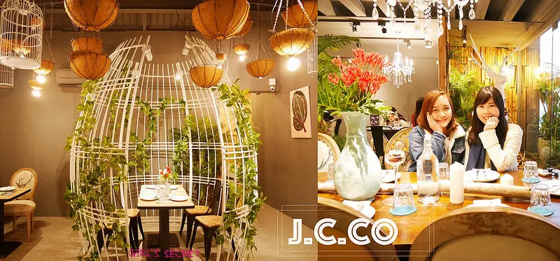 高雄鳳山餐廳｜J.C co 藝術廚房｜森林系夢幻餐廳 ｜童話風鳥籠座位