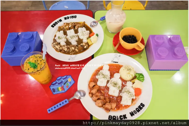 ✿高雄✿ (試) 適合親子的玩樂空間 樂高迷必造訪 好玩又有趣 還有提供可愛造型的樂高人偶飯噢 ➜ BRICK WORKS樂高積木主題餐廳(高雄店)