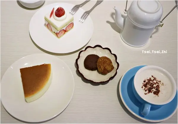 [台北大安]學堂洋菓子專門店Manabu La pâtisserie|四種起司起司蛋糕、甜蜜草莓、海鮮鹹派、薄荷花草茶、特調栗子牛奶|近捷運大安站