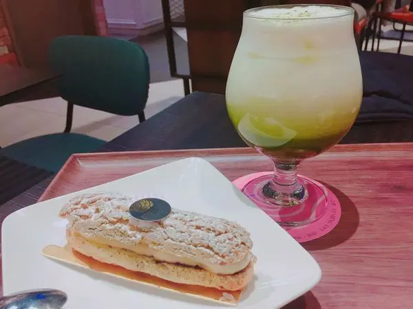 捷運南京三民站✿I JY SHENG 一之軒咖啡✿一之軒也有漸層抹茶 ! !  內用不限時又有插座wifi ~