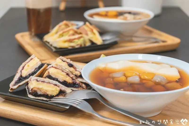 【台中北區】一中豆花推薦，中華路必吃下午茶！豆花x仙草x飲品x熱壓吐司一次超滿足『果核豆花鄉』