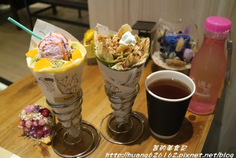 【台北大安區】板橋下午茶『Meetcha Crepes 遇見日式手作可麗餅』捷運新埔站/可麗餅/汽泡飲/手作飾品~