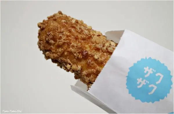 [台北信義]ZAKUZAKU棒棒泡芙|唯一海外店Croquantchou Zakuzaku-TW!喜版東京食記的甜點|焦香杏仁粒泡芙脆皮x現灌濃密卡士達醬內陷|新光三越A11一樓(每人限購6支)