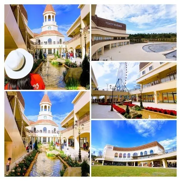 麗寶Outlet Mall二期試營運搶先看│全台最美的購物城│星巴克鐘樓門市│擁有義大利建築歐風湖畔Outlet Mall