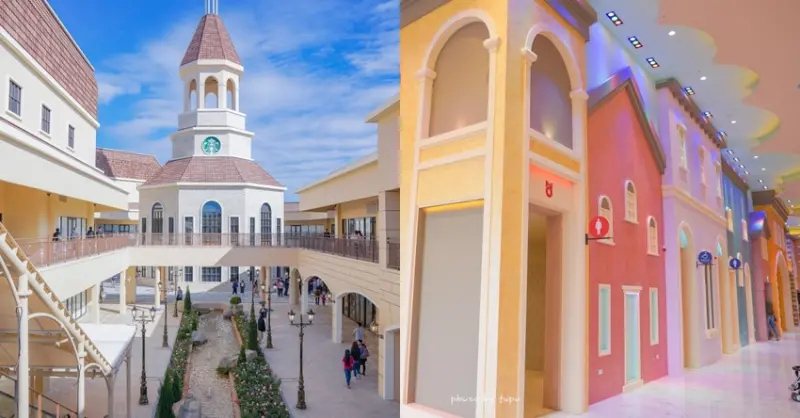 好美‼ 走到明信片中，一秒飛歐洲～ 小義大利試營運，白天夜晚都好拍，浪漫運河、鐘樓、湖畔、摩天輪一次滿足❤