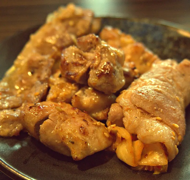 [吃食]苗栗頭份力士本鎮~商業午餐來大口吃現烤現吃的燒肉吧