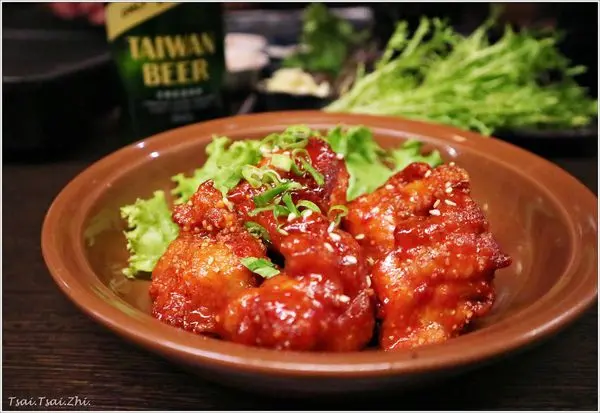 [台北]Hakkai八戒韓食サムギョプサル専門店|日系韓國風燒肉名店|柚子五花肉、蒜香五花肉、極上豬頸肉、海鮮煎餅、韓式炸雞(生菜小菜免費無限續)