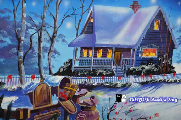 【雲林。虎尾】堀頭社區。毛巾藝術走廊道。巾鵬巾緻親子館。充滿童趣想像。可愛動物。聖誕風情的彩繪牆