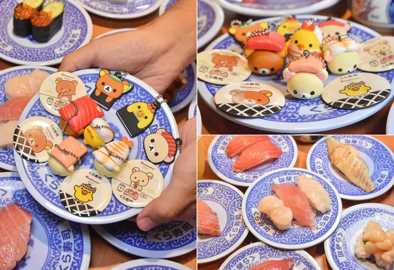 台中迴轉壽司| 藏壽司くら寿司台中福科路店，拉拉熊扭蛋、立體吊飾，用E 排客APP訂位更省時 Nini and Blue 玩樂食記