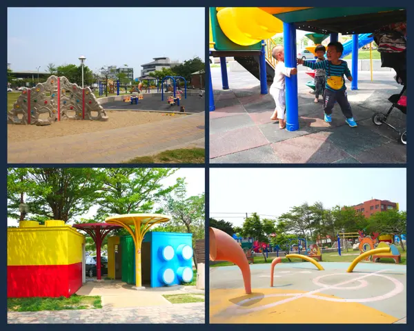 [彰化]鹿港小鹿兒童公園，好吸睛的積木廁所/鄰近鹿港運動場遊戲場/鹿港親子景點