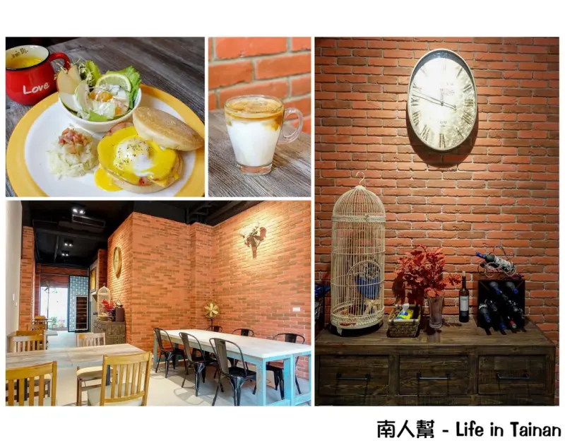 【台南中西區-美食】中正路巷內遠離塵囂220元早午餐│有英式也有台式刈包早午餐~108巷咖啡