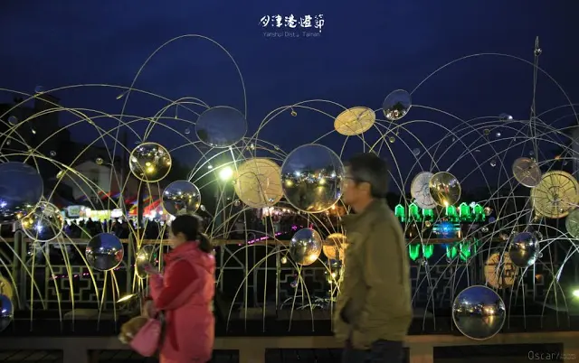 台南。鹽水。在夜晚輕輕歌頌四季的禮讚 / 2017月津港燈節