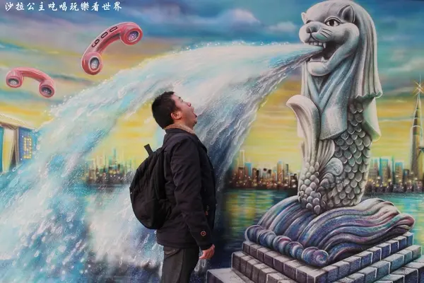 台北景點中華電信彩繪牆『3D圖龍彩繪』近中正紀念堂/捷運東門站