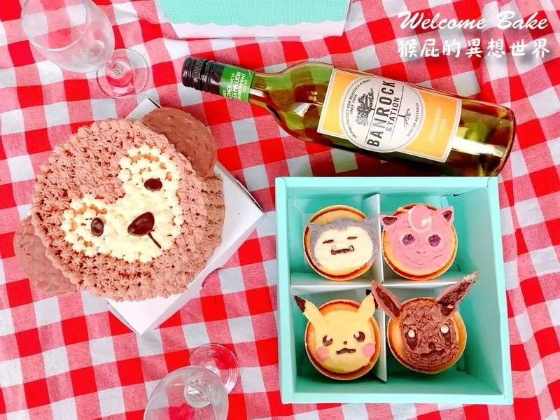 【台北做蛋糕】Welcome Bake來約會吧！自己做蛋糕好好玩！Duffy達菲蛋糕、神奇寶貝、小熊維尼杯子蛋糕都可以自己做！台北親子烘焙教室！適合親子烘焙DIY、情侶、閨蜜約會！自己做生日蛋糕送給自