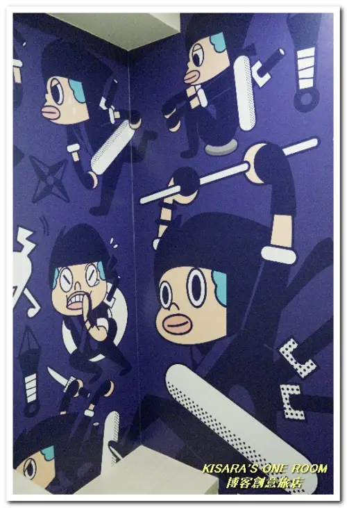 一中益民商圈住宿．交通方便．間間都有趣味的設計旅館──博客創意旅店        
      