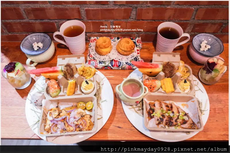 ✿台南✿ 創意雞蛋野餐盒概念 鋪了牧草來去野餐 法式低溫烹調料理手法 早午餐也能吃的很文青 ➜ 也野餐參