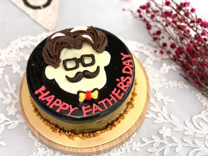 台中父親節蛋糕推薦！老爹款超可愛！手工曲奇餅乾超好吃又有質感！