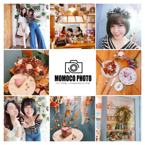 【士林芝山站】跟閨蜜姐妹一起夢幻乾燥花吧！可以一直戴花圈拍照的小夢境。little dream Café