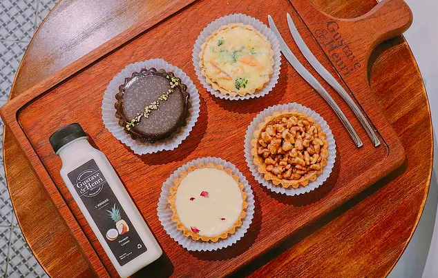  【內湖】古斯塔．亨利 Gustave & Henri│內湖私宅法式經典糕點，覆盆子巧克力甜塔、海鹽焦糖核桃甜塔很是推薦