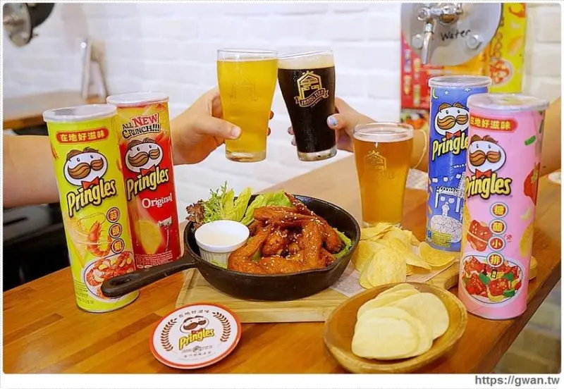 宵夜新吃法～品客台式熱炒配生啤！！期間限定一個月，玩海陸拳再多送一杯～