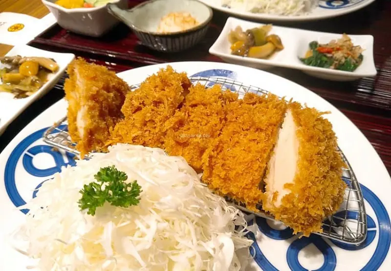 邁泉豬排MaiSEN｜日本東京豬排名店 日式定食套餐高麗菜絲白飯味噌湯免費續