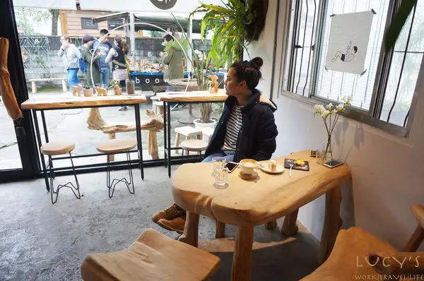 【花蓮吉安】惦惦咖啡  手作甜點、檜木飄香，慶修院旁療癒小店