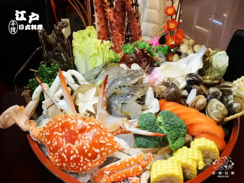 《美食推薦》【桃園】江戶平價日式料理。桃園火車站後站美食 龜山工業區高CP人氣日本料理餐廳 激推超狂霸氣海鮮四巨頭頂級海鮮鍋 龍蝦海鮮丼飯 龍蝦海鮮麵 桃園必吃美食推薦