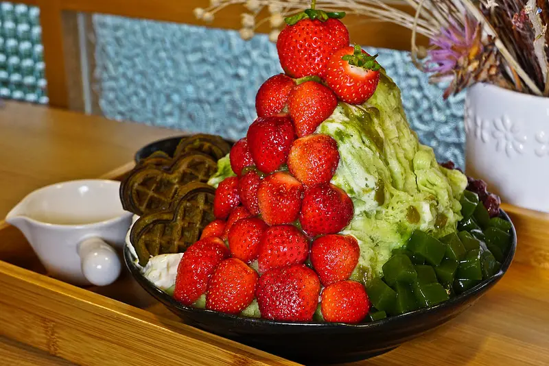 冰果奇緣 ICE FAIRY, 當草莓碰到抹茶, 好吃又健康的美味天母冰品!! 