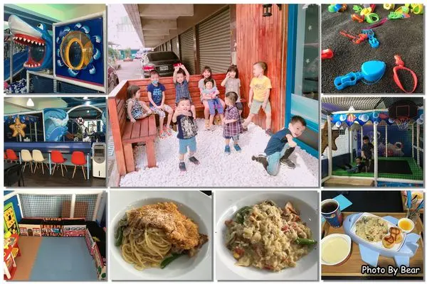 【親子餐廳】「雲林北港．海底樂園親子餐廳(BBM/媽寶聚/室內遊戲區/球池/溜滑梯/決明子沙池)」