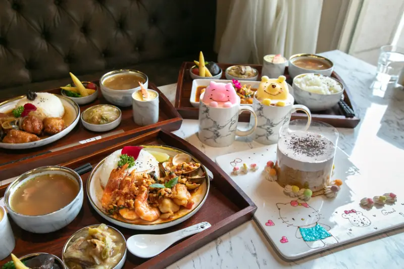 Good Partner 好夥伴咖啡文山店｜純白和食狂想曲vs立體拉花學霸店｜大理石優雅系爆乳蛋糕