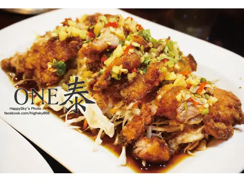 吃。高雄｜鼓山區很有淺力的新平價泰式料理「ONE泰」。